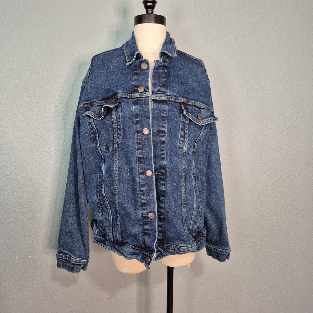 Levi's Trucker Denim Jean Jacket Mens XL Blue 72334-0322 Pockets
